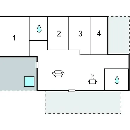 4 Bedroom Awesome In Feriehus
